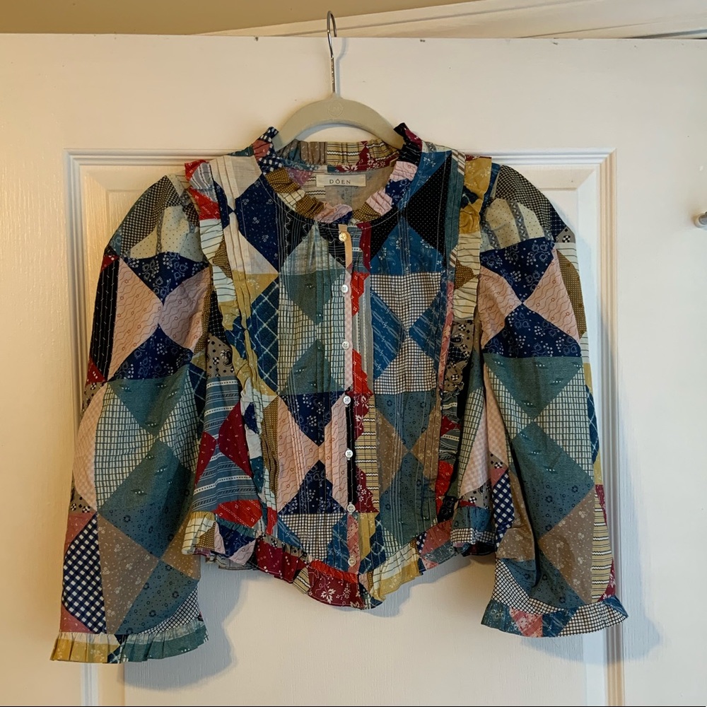 Doen Amadine Patchwork Top